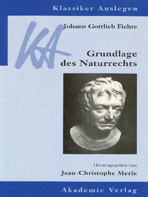 cover image of Johann Gottlieb Fichte